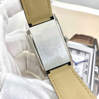 Montre automatique pour homme de style designer, nouvelle montre à cadran inversé, bracelet en cuir, double fuseau horaire, réglable, qualité supérieure 5A