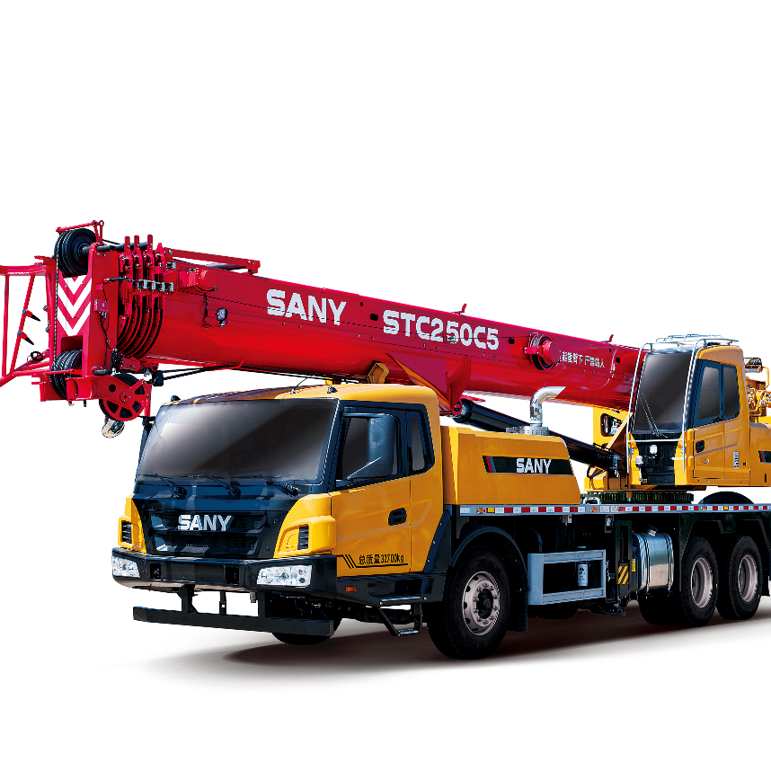 Bouw Vrachtwagen Kraan 25 Ton Vrachtwagen Kraan 4 Sectie Crane