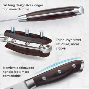 Ensemble de <span class=keywords><strong>couteaux</strong></span> de cuisine professionnels en acier japonais Damas <span class=keywords><strong>SHAN</strong></span> <span class=keywords><strong>ZU</strong></span>, 16 pièces - Product Image 5