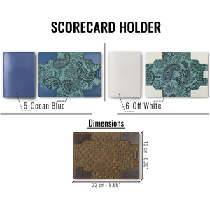 Emboss Couverture de livre de parcours personnalisée en similicuir Porte-cartes de score de <span class=keywords><strong>golf</strong></span> Accessoires de <span class=keywords><strong>golf</strong></span> pour <span class=keywords><strong>club</strong></span> de <span class=keywords><strong>golf</strong></span> - Product Image 5