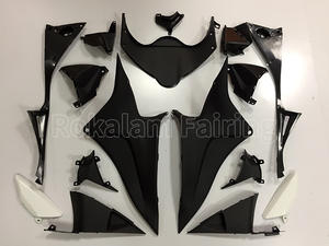 Kit carrosserie pour Honda CBR600RR F5 09 10 11 12 Tout noir Metta CBR600 RR 2009 <span class=keywords><strong>2010</strong></span> 2011 2012 CBR <span class=keywords><strong>600RR</strong></span> Carénages de moto - Product Image 2