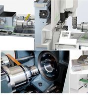 Tour CNC 5 axes de précision en Chine CK1107 avec double broche pour structure horizontale à lit plat de Type suisse système de contrôle Siemens