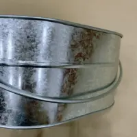 Customized Large Capacity Iron Metal Tin Beverage Tubs