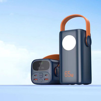 Batterie externe haute capacité 40000mAh 65W+22.5W à charge rapide avec lampe de camping intégrée pour ordinateur portable