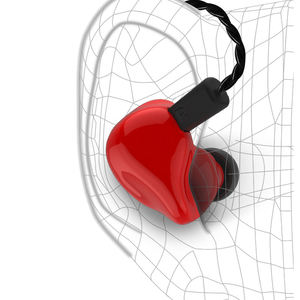 Écouteurs en fer à anneaux, écouteurs intra-auriculaires en fer mobile, écouteurs de téléphone portable à fil contrôlé avec microphone, écouteurs intra-auriculaires HIFI - Product Image 3
