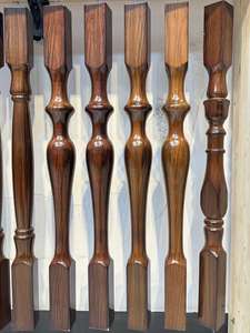 באיכות גבוהה בתולת ים גרם מדרגות עץ מוצק עיצוב מודרני עץ גומי רך לשימוש במלון סגנונות שונים זמינים - Product Image 3