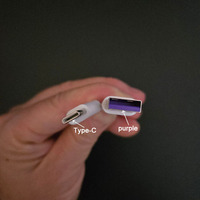 Câbles de charge USB vers USB Type C courts de 20 cm avec revêtement TPE épais haut de gamme pour banques d'alimentation