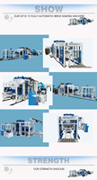 Machine à fabriquer des blocs de ciment creux QT10-15, machine de production de blocs, machine automatique de fabrication de briques