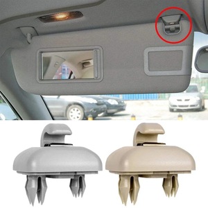 คลิปหนีบแว่นกันแดดสำหรับออดี้ TT A3 A4 A4L A6L A5 Q5 สีเทาสีเบจสีดำที่ยึดบังแดดรถยนต์ - Product Image 5
