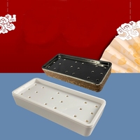 Boîte alimentaire moderne en mélamine pour barbecue, chauffable et étanche, compatible lave-vaisselle, en plastique de qualité alimentaire pour pique-nique et déjeuner (vente en gros)