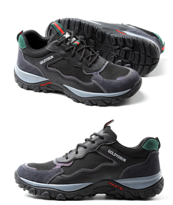 DFS0305 Zapatos de Seguridad Transpirables de Gamuza Negra y Gris, Zapatos de Protección y de Moda 2 en 1 - Product Image 5