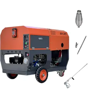 92 Gasoline ultra-high pressure cleaning machine hydraulic injection machine with overflow gun and nozzle