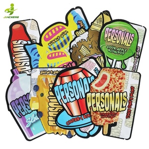 Biểu Tượng Tùy Chỉnh Nhựa Cail Bao Bì Độc Đáo Đặc Biệt Hình <span class=keywords><strong>Pouch</strong></span> 3.5G 14G 28G 1lb Phẳng Mềm Cảm Ứng Chết Cắt <span class=keywords><strong>Zip</strong></span> Khóa Mylar Túi - Product Image 2