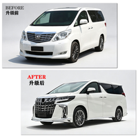 Kit de conversion de jupes latérales style 35 pour Toyota Alphard Vellfire 2008-2014 Série 20, amélioration extérieure