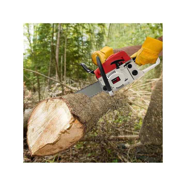 Oregon 52CC Gas-Powered Chainsaw Industrial Grade 2 Stroke Gasoline Chainsaw with Certified Reach Set for Wood Cutting