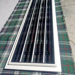 Không thấm nước hợp kim nhôm Louvre cửa sổ Vent tuyến tính lồng vào nhau lưới tản nhiệt cho căn hộ trung tâm không khí bảo hành 1 năm - Product Image 2