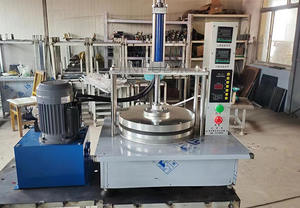 Máquina de hoja moldeadora de pan pita con base de bola de masa de pastel de pizza comercial automática - Product Image 5