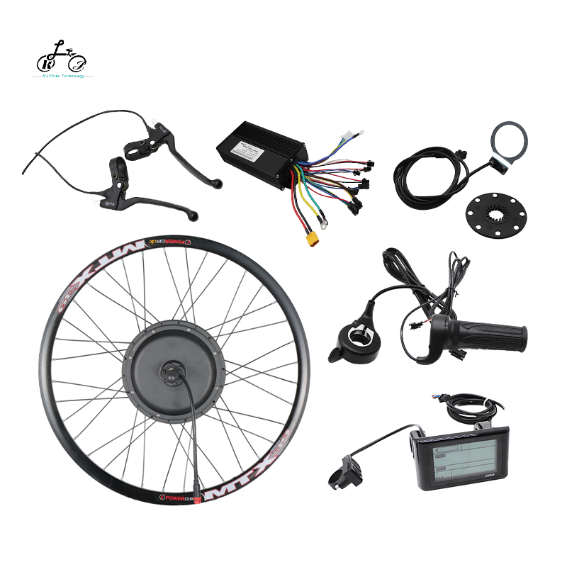 electric bicycle conversion kits for sale 3000W Direct-Drive Ebike Kit (4000W Peak) Rear / 26" MTB / None duty system is compatible with 20 FAT High Performance Hub Motor E-Bike