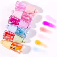 Gloss à lèvres personnalisé, végétalien, crème, longue tenue, transparent, huile nacrée, effet verre, repulpant, minéral, étiquetage personnalisé