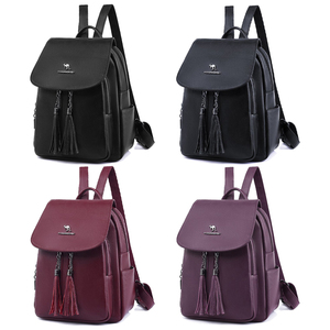 2024 mới đến Bán buôn phụ nữ của Phụ nữ PU da mềm Ba lô Ba lô Ba lô Ba lô túi du lịch - Product Image 2