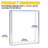 Vitrine de présentation en acrylique résistante aux UV pour collection de cartes à collectionner, édition 30e anniversaire, pour PTCG
