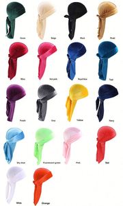 Durags en velours pour des ondulations parfaites, avec longue queue et sangle large, pour le style, les ondulations, le sommeil, les activités et le quotidien - Product Image 4