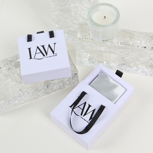 Custom logo Kids Hair Accessories Paper <b>Gift</b> <b>Box</b> With Handle - Product Image 1