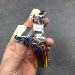 Hunting Slingshot Folding Grip Leather Pouch <strong>Bow</strong> and Arrow <strong>Sling</strong> Shot Recurve <strong>Bow</strong> Slingshot Catapult - Product Image 3