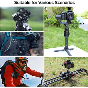 Ulanzi FALCAM F38 evrensel <span class=keywords><strong>DSLR</strong></span> kamera Gimbal arca-swiss hızlı bırakma plakası kelepçe hızlı anahtarı <span class=keywords><strong>Tripod</strong></span> kaymak montaj adaptörü - Product Image 5