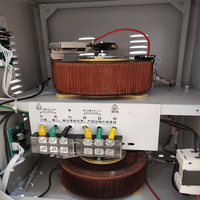 Régulateur de tension CA 220V 10KVA à commande servo, biphasé, 2 fils sous tension, 1 neutre, d'occasion, direct usine