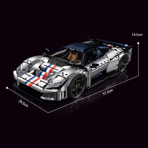 42143 Supercar technique F80 Y18004 MOC 1:8 Blocs <span class=keywords><strong>de</strong></span> construction en plastique Ensemble <span class=keywords><strong>de</strong></span> modèles à assembler pour garçons Cadeau <span class=keywords><strong>de</strong></span> Noël 4703 pièces - Product Image 5