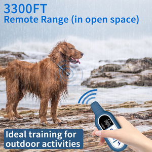 Dispositivo Inteligente de Entrenamiento para Perros, Color Azul Pavo Real, Collar Recargable con Control Remoto para Suministros de Entrenamiento Canino - Product Image 3