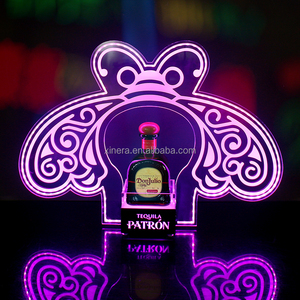 LED Colorful Bee-Shaped <b>Wine</b> Bottle Presenter, Luminous Champagne Display Stand for Nightclub & Bar - Product Image 2