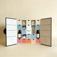 Boîte de rangement multifonction GOTOP avec calendrier pour kit de soins de beauté, couleur personnalisée
