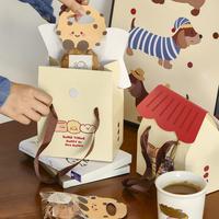 Petites boîtes en papier portables à finition mate UV pour la cuisson de bonbons sans chocolat Mini emballage de cupcake pour la fête de mariage d'anniversaire