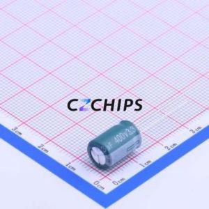 EGD2GM3R3F12OT Through-Hole Aluminum Electrolytic <b>Capacitor</b> Through hole,D8xL12mm 3.3uF 20% 400V 91mA-100kHz - Product Image 2