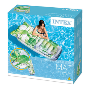 Colchoneta Inflable para Piscina Intex Sparkling Lime Soda, 178x91cm - Product Image 2