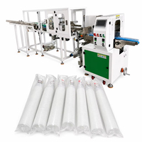 Machine d'emballage numérique automatique pour gobelets PET avec compteur pour l'emballage à grande vitesse de gobelets en plastique jetables à quantité prédéfinie, qualité alimentaire