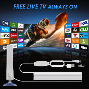 <span class=keywords><strong>Antenne</strong></span> <span class=keywords><strong>TV</strong></span> numérique mini HD Baiao européenne et américaine DVB-T2 blanche pour intérieur, gain de 25 dBi, polarisation verticale linéaire, <span class=keywords><strong>amplificateur</strong></span> - Product Image 4