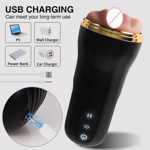 Masturbador Masculino De Bolsillo Vibrador De Venta Caliente con Vagina Real Y Sexo Oral En Forma De Copa Juguete Sexual Para Hombres - Product Image 5