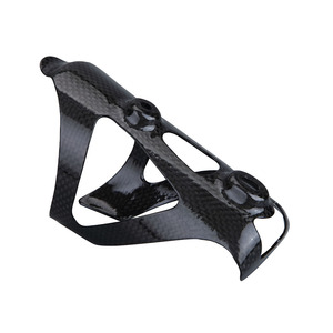 Porte-bidon de vélo de route VTT <span class=keywords><strong>YOOKA</strong></span> YK6956 de haute qualité, ultra léger 29g, finition mate/brillante, entièrement en fibre de carbone noire - Product Image 4
