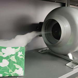 200mm 8インチ50/60hzライン遠心ダクト抽出器ファンキッチンファンブロワー - Product Image 5
