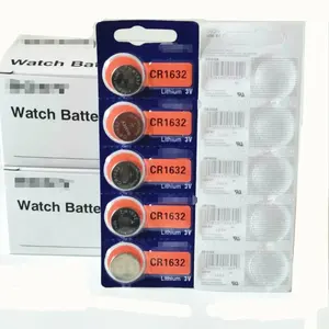 厂家批发价格手表纽扣电池锂电池3v cr 1632纽扣电池cr1632索尼maxell锂电池