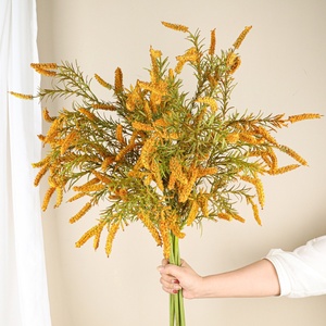 Nuove Decorazioni per la Casa, Pianta Verde Artificiale, Fiori Fatti a Mano in Plastica e Filo Metallico, 85cm, per San Valentino - Product Image 4
