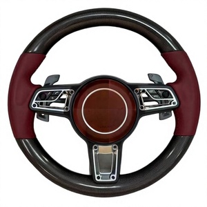 Volante Deportivo Personalizado en Cuero Color Piel para Porsche Panamera Cayenne 957 911 958 970 92A 2015 - Product Image 3
