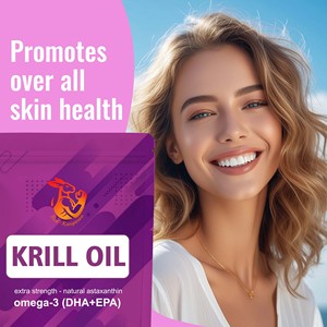 Gélules d'huile de krill personnalisées en usine avec des acides gras oméga-3 pour une santé cutanée optimale - Product Image 6