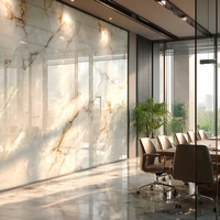 Panneaux muraux WPC, feuilles de marbre UV, panneaux muraux décoratifs pour l'intérieur, pour la décoration de luxe des hôtels, des maisons et des commerces