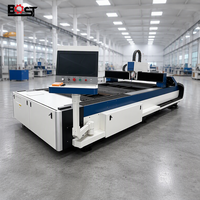 NJBOST Prix usine Chine 4015 4000*1500mm 1500W 3KW 4000W Machines de découpe laser fibre CNC pour tôles