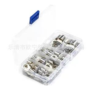 Conectores de crimpado de cobre con terminal de anillo serie Sc6 25, 60 piezas, color plata y oro, estilo europeo, para cable de calibre 12 a 66 - Product Image 2