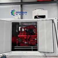 Grupo Electrógeno de Alta Productividad de 500kw 625kva, Trifásico, 4 Hilos, 400V, GNL, GNC, Gas Natural, Turbina de Gas BHKW CHP, Motor CUMMINS